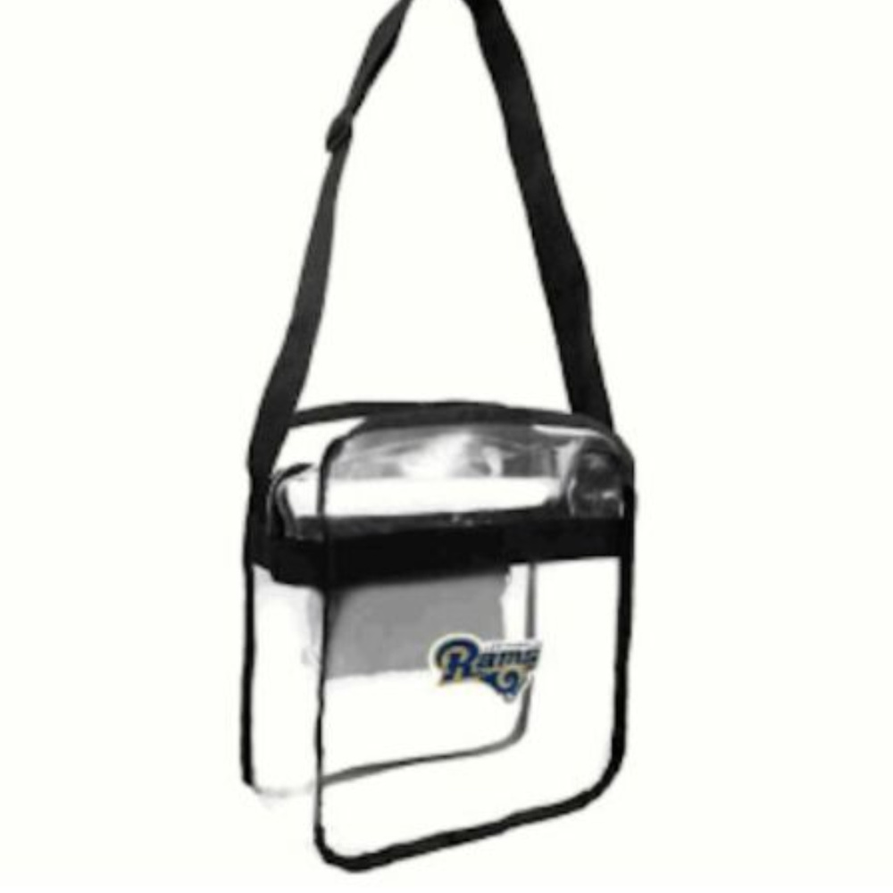 Los Angeles Rams LA Clear Carryall Crossbody Bag